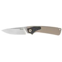 Нож SRM Dome, Brown G10, Stonewash Фото