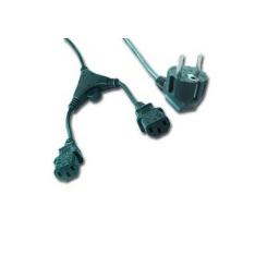 Кабель питания Cablexpert C13 2x 2.0m Фото 1