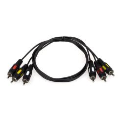 Кабель мультимедийный Atcom 3xRCA to 3xRCA 7.5m Фото