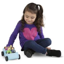 Развивающая игрушка Melissa&Doug Дорожная машинка с куклами Фото 1
