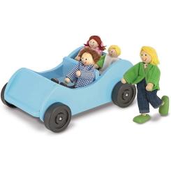 Развивающая игрушка Melissa&Doug Дорожная машинка с куклами Фото 2