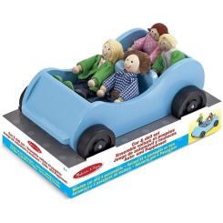 Развивающая игрушка Melissa&Doug Дорожная машинка с куклами Фото 3