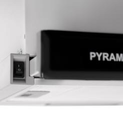 Вытяжка кухонная Pyramida TL 50 FG IX BL Фото 1