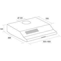 Вытяжка кухонная Pyramida UNO 60 IV Фото 7