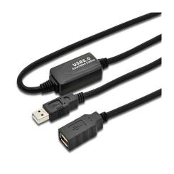 Дата кабель Digitus USB 2.0 AM/AF 10.0m active Фото