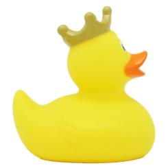 Игрушка для ванной Funny Ducks Утка в короне желтая Фото 1