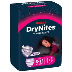 Подгузники Huggies DryNites для девочек 8-13 лет 9 шт Фото