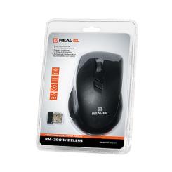 Мышка REAL-EL RM-300 Wireless Black/Grey Фото 1