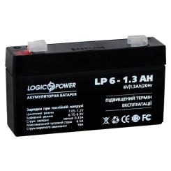 Батарея к ИБП LogicPower LPM 6В 1.3 Ач Фото 1