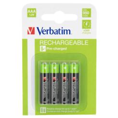 Аккумулятор Verbatim AAA 1000mAh * 4 Фото