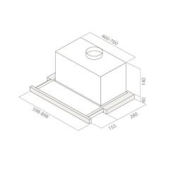 Вытяжка кухонная Elica ELITE 14 LUX GRIX/A/60 Фото 1