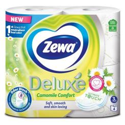 Туалетная бумага Zewa Deluxe Ромашка 3 шари 4 рулони Фото