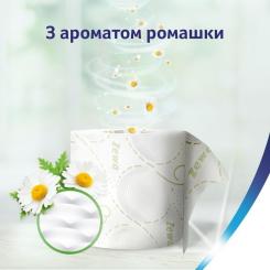 Туалетная бумага Zewa Deluxe Ромашка 3 шари 4 рулони Фото 4