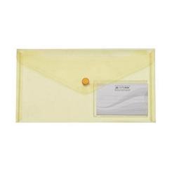 Папка - конверт Buromax DL (240x130мм) TRAVEL, yellow Фото