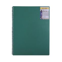 Блокнот Buromax spiral side, А6, 80sheets, CLASSIC, square, green Фото