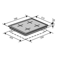Варочная поверхность Ventolux HSF640-D3 CEST (X) Фото 1