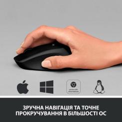 Мышка Logitech M330 Silent plus Black Фото 3