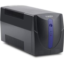 Источник бесперебойного питания Vinga LED 600VA plastic case Фото 1