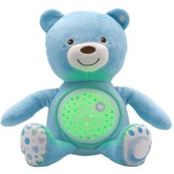 Развивающая игрушка Chicco Медвежонок музыкальный голубой Фото