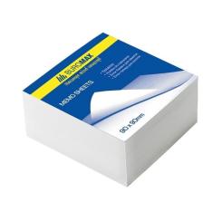 Бумага для заметок Buromax White JOBMAX 90х90х30мм., glued Фото