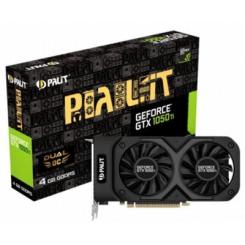Видеокарта Palit GeForce GTX1050 Ti 4096Mb DUAL OC Фото