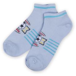 Носки детские Bross с футбольным мячом голубые Фото