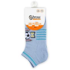 Носки детские Bross с футбольным мячом голубые Фото 1