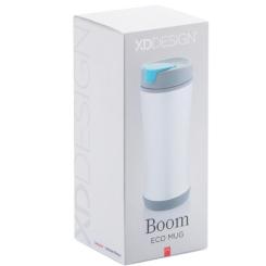 Термокружка XD Modo ECO BOOM 225 мл голубая крышка Фото 2