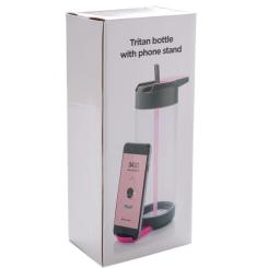 Бутылка для воды Loоoqs Tritan 700мл розовая Фото 9