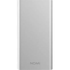Батарея универсальная Nomi E100 10000 mAh silver Фото