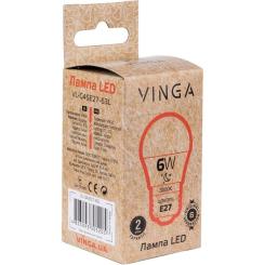 Лампочка Vinga VL-G45E27-63L Фото 1