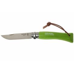 Нож Opinel №7 Inox VRI Trekking light green Фото