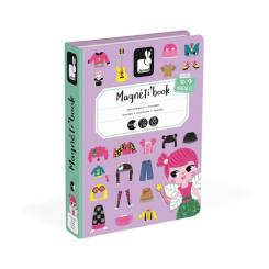 Развивающая игрушка Janod Магнитная книга Наряды для девочки Фото 3