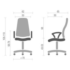 Офисное кресло Примтекс плюс Ultra Chrome C-11 Фото 3