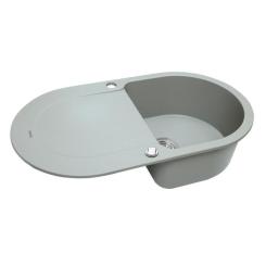Мойка кухонная Perfelli IZETTA OGI 1141-78 GREY METALLIC Фото 1