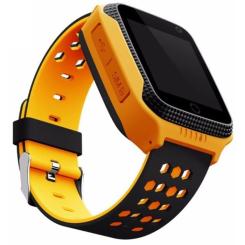 Смарт-часы UWatch Q66 Kid smart watch Yellow Фото 3