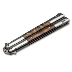 Нож Boker Magnum Balisong Wood Large Фото 1