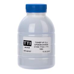 Тонер TTI HP CLJ CP3530/3525 100г CYAN Фото