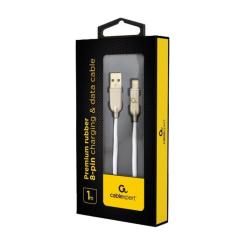Дата кабель Cablexpert USB 2.0 AM to Lightning 1.0m Фото 1