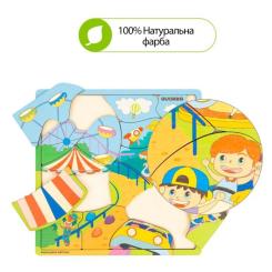 Развивающая игрушка Quokka пазл-мозаїка Парк розваг Фото 3