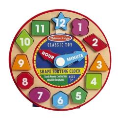 Развивающая игрушка Melissa&Doug Часы-сортировщик Фото