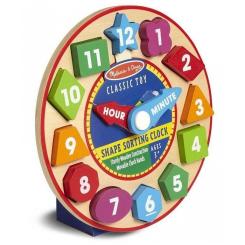 Развивающая игрушка Melissa&Doug Часы-сортировщик Фото 1