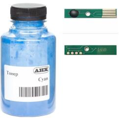 Тонер AHK Xerox Phaser 6600 120г Cyan +chip Фото