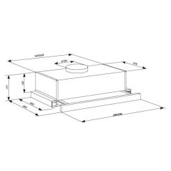 Вытяжка кухонная Eleyus Cyclon 700 50 BR Фото 11