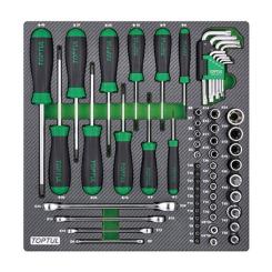 Набор инструментов Toptul комбінований 61од. Фото