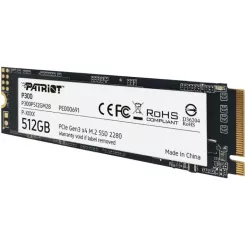Накопитель SSD Patriot M.2 2280 512GB Фото 1