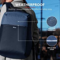 Рюкзак для ноутбука Trust 16" Nox Anti-theft BLUE Фото 9