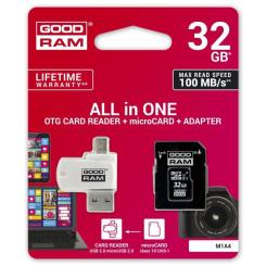 Карта памяти Goodram 32GB microSDHC class 10 UHS-I Фото 1