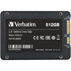 Накопитель SSD Verbatim 2.5" 512GB Фото 1