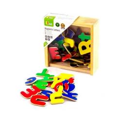 Развивающая игрушка Viga Toys Магнитные буквы, 52 шт. Фото